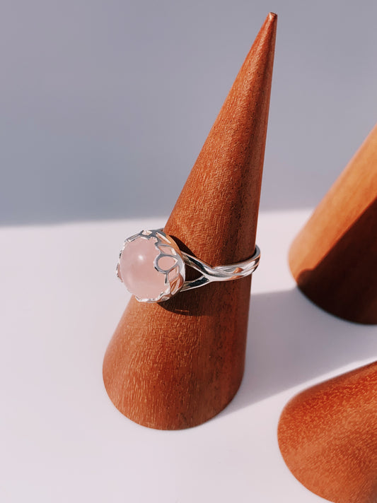 Rose Quartz Ring